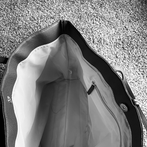 Large blue canvas tote bag - Picture 4 of 4